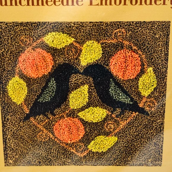 Teresa Kogut Punch Needle Embroidery Crow to Crow Pattern - New - Picture 3 of 5